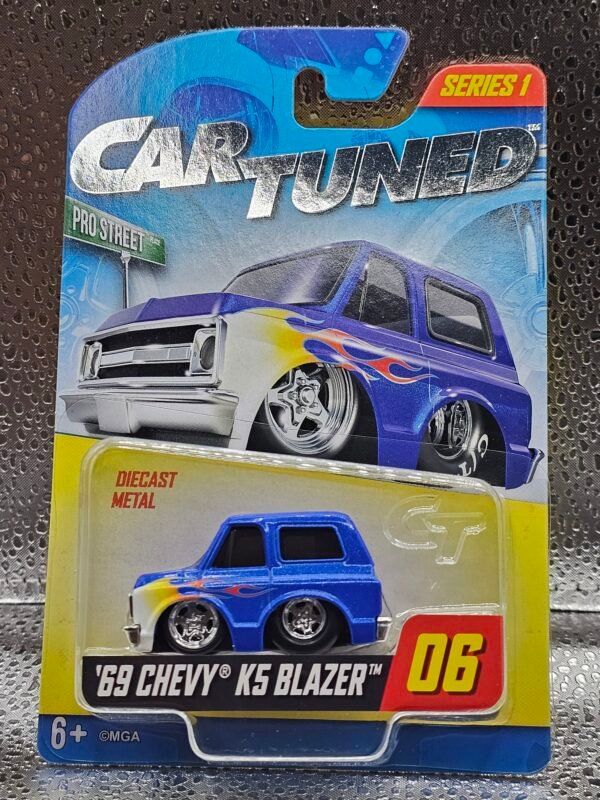 MGA Car Tuned Walgreens #03 '69 Chevy K5 Blazer in Blue #06 of 08 in the Set